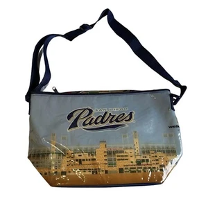 San Diego Padres Petco Park Vinyl Cooler Bag SGA Fan Giveaway baseball strap zip - Picture 1 of 1