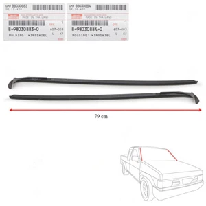 For Isuzu D-Max Hi-Lander 2003 '10 L+R Front Windshield Reveal Molding Seal - Picture 1 of 9