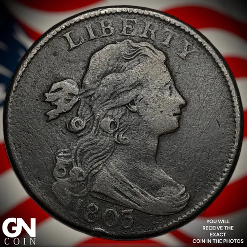 1803 Draped Bust Large Cent Q4417 Cover