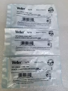 3xOriginal Weller ETS Lötspitze passt Stationen WES51, WESD51 NEUPACKUNG - Bild 1 von 2