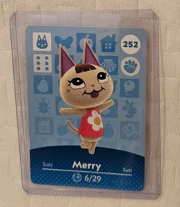 Merry Nintendo Animal Crossing amiibo Card #252 - Picture 1 of 6