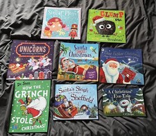 8 x Children’s Christmas Bedtime Story Books Unisex Boys Or Girls 