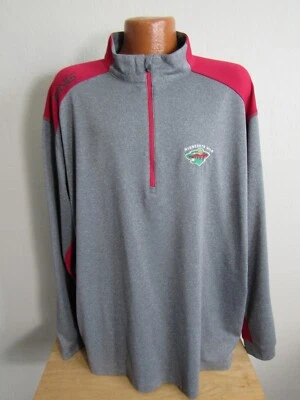 ¡Camisa Top Ping Para Hombre 2XL Minnesota Salvaje Cuello Simulado Ropa Activa! Foto 1 de 4