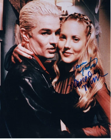 JAMES MARSTERS & MERCEDES MCNAB - Signed 10x8 Photograph - TV - BUFFY & ANGEL Cover