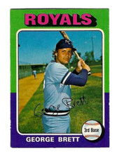 1975 O-PEE-CHEE #228 george brett royals ROOKIE