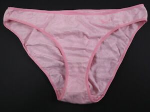 1 Vtg Victoria's Secret PINK 2007 2000s Cotton-Blend Bikini Panties Size LARGE