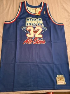 Mitchell Ness M&N Magic Johnson Authentic 1992 All-Star Lakers Jersey 56 NWT 3XL - Picture 1 of 6
