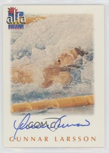 1997 Alfabilder Alfa Stars Auto /2000 Gunnar Larson #55 Auto