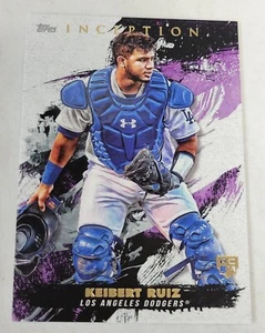 Keibert Ruiz Dodgers 2021 Topps Inception Rookie No. 33 Single Card - Picture 1 of 2