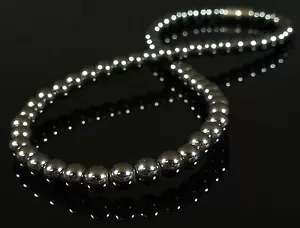 COLLAR DE HEMATITA NO MAGNÉTICO CUENTAS DE 6 mm - Imagen 1 de 3