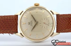 1954 Omega 14k Gold Cal. 490 Ref. F6516 Automatic Watch - Picture 1 of 14