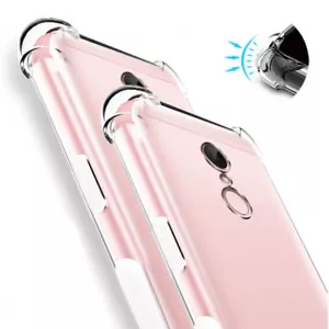 Shockproof Clear Slim Silicone Case Cover For Xiaomi Redmi Note 11 10 Pro Mi 12T - Picture 1 of 14