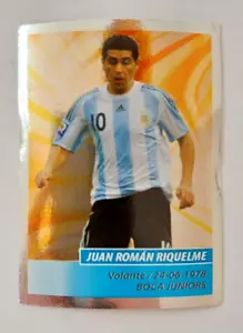 2011 Panini Juan Roman Riquelme Argentina National Football Team Foil Sticker - Picture 1 of 5