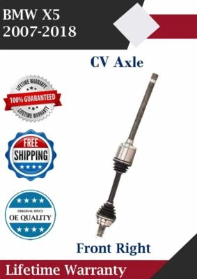 Nuevo eje CV delantero derecho OE para BMW X5 2007-2018 garantía de por vida Foto 1 de 4