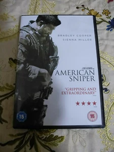 AMERICAN SNIPER 2014 FILM STARRING BRADLEY COPPER & SIENNA MILLER DVD REGION 2 - Picture 1 of 4