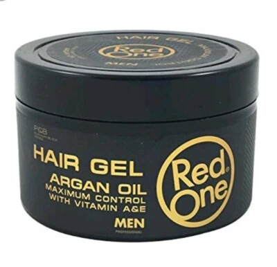 REDONE ( 18,33€ / L) 3 x Red One Argan Öl Haargel Maximum Control mit Vitamin A&E 400ml