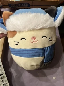 Squishmallows Winter Squad Holiday Plush Cam 7.5in NWT Blue Hat & Scarf 💙 - Picture 1 of 4