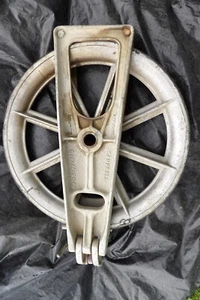 CAMBELL 22" LARGE STRINGING BLOCK SHEAVE PULLEY TRANSMISSION LINE WIRE - Picture 1 of 12