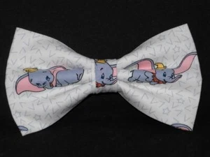 Dumbo Bow tie / Dumbo on White / Circus Birthday / Cake Smash / Pre-tied Bow tie - Picture 1 of 1