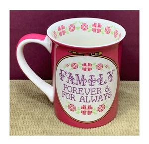 OUR NAME IS MUD COFFEE CUP/MUG SAYS "FAMILY FOREVER & FOR ALWAYS " - Picture 1 of 4