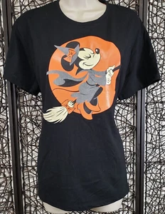 T-SHIRT MAGLIETTA BAMBINA DISNEY MINNIE MOUSE STREGA HALLOWEEN NUOVA CON ETICHETTE TG. L NERO LEGGI! - Foto 1 di 9