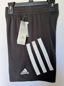 Adidas Youth Shorts — Youth Athletic Shorts — Adidas Bold 3 Stripe Shorts — NWT! - Picture 1 of 4