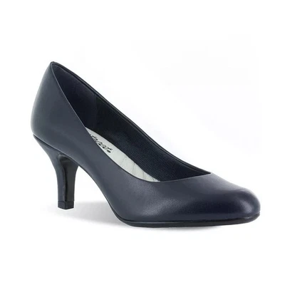 Salto Easy Street Feminino 8 W Novo Azul Marinho Passion Novo Na Caixa Ki1 - Imagem 1 de 4