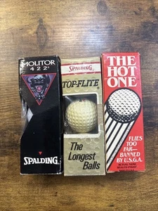 3 Box Lot 3 Balls Each New 2 Spalding &1 The Hot One Robin Hood - Picture 1 of 7