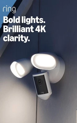 Ring Floodlight Cam Pro (newest gen) | Outdoor Security Camera | Retinal 4K - Image 1 of 4