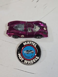 1970 HOT WHEELS REDLINE PORSCHE 917 MAGENTA US W/BADGE - Picture 1 of 7