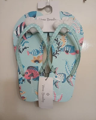Vera Bradley Flip Flops Choice of Sizes & Patterns NWT  Adorable for Summer - Image 1 of 3