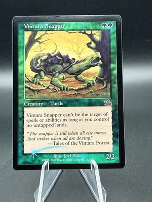 FOIL VINTARA SNAPPER TURTLE  PROPHECY  MTG MAGIC GATHERING  NM / UNPLAYED - Image 1 of 3