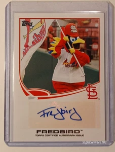 2013 Topps Baseball Eröffnungstag Autogramm Fredbird MA-4 - Bild 1 von 9