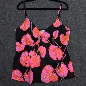 Diane Von Furstenberg Target Floral Y2K 90s Going Out Cami Tank Top XXL - Picture 1 of 6
