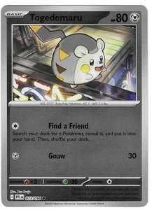 TARJETA HOLO REVERSO POKEMON LLAMAS FANTASMALES TOGEDEMARU 073/094 - Imagen 1 de 2