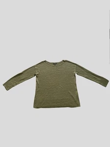 Banana Republic grüner enger Strickpullover mit Rundhalsausschnitt Größe Medium - Bild 1 von 3