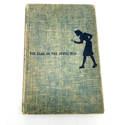 Vintage 1943 Nancy Drew #20 The Clue in the Jewel Box Grosset & Dunlap Foto 1 de 4