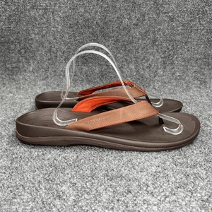 Superfeet Outside 2 Sandals Men's Size 13 Brown Orange Athletic Recovery Beach - Picture 1 of 13
