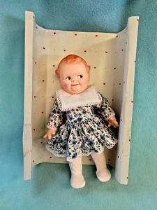 💙Muñeca Kewpie vintage años 80 Jesco 11.5" camafeo 🍃🌸🍃Caja original dañada  - Imagen 1 de 17