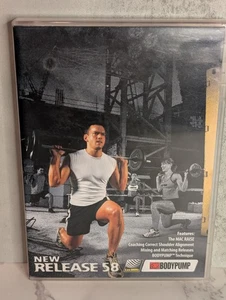 Les Mills BODYPUMP Body Pump 58 DVD + CD + Notes Strength Workout Home Training - Picture 1 of 6