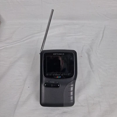 Televisor portátil portátil portátil Optimus 2.2" color LCD modelo 16-177 VHF UHF Foto 1 de 4