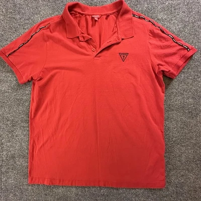 Polo Guess Rojo - Elegante Ropa Informal - Mediana Foto 1 de 4