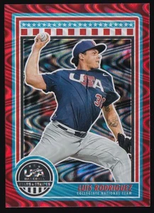 2025 Panini Stars & Stripes USA Red Wave #24 LUIS RODRIGUEZ /249 - Picture 1 of 2