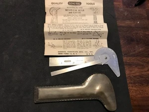 General Stainless Steel No. 16 Multi-Use Rule, Drill Point Gauge, Protractor,+ - Picture 1 of 7