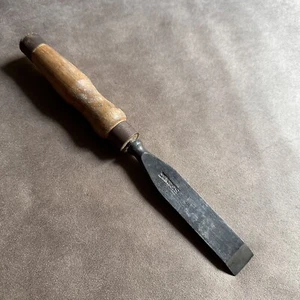 VINTAGE STORMONT SHEFFIELD 7/8" 22MM STRAIGHT EDGE WOOD CHISEL TOOL ENGLAND - Picture 1 of 7