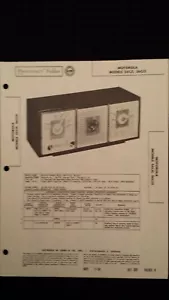 Sams Photofacts Folder Radio Schematics Parts MOTOROLA Models 56CJ1, 56CJ2 - Picture 1 of 1
