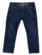7 For All Mankind SLIMMY Luxe Performance 40 (Fit 41x29) Dark Wash Stretch Denim
