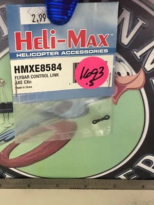 Heli-Max HMXE 8584 FLYBAR CONTROL LINK AXE CXn Original Nuevo en Paquete ENVIADO AL USS Foto 1 de 2