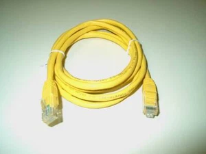 LAN150GE - LAN Kabel Gelb 1,5Mtr. RJ45 Ethernet Netzwerkkabel Patchkabel - Bild 1 von 3
