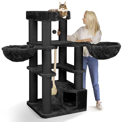 HAPPYPET® Premium Kratzbaum 161 cm große Katzen stabil Katzenbaum - Bild 1 von 4